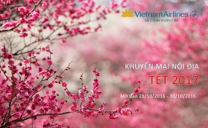 HOT! Vietnam Airlines mở bán vé khuyến mại nội địa Tết 2017 với mức giá SIÊU HẤP DẪN